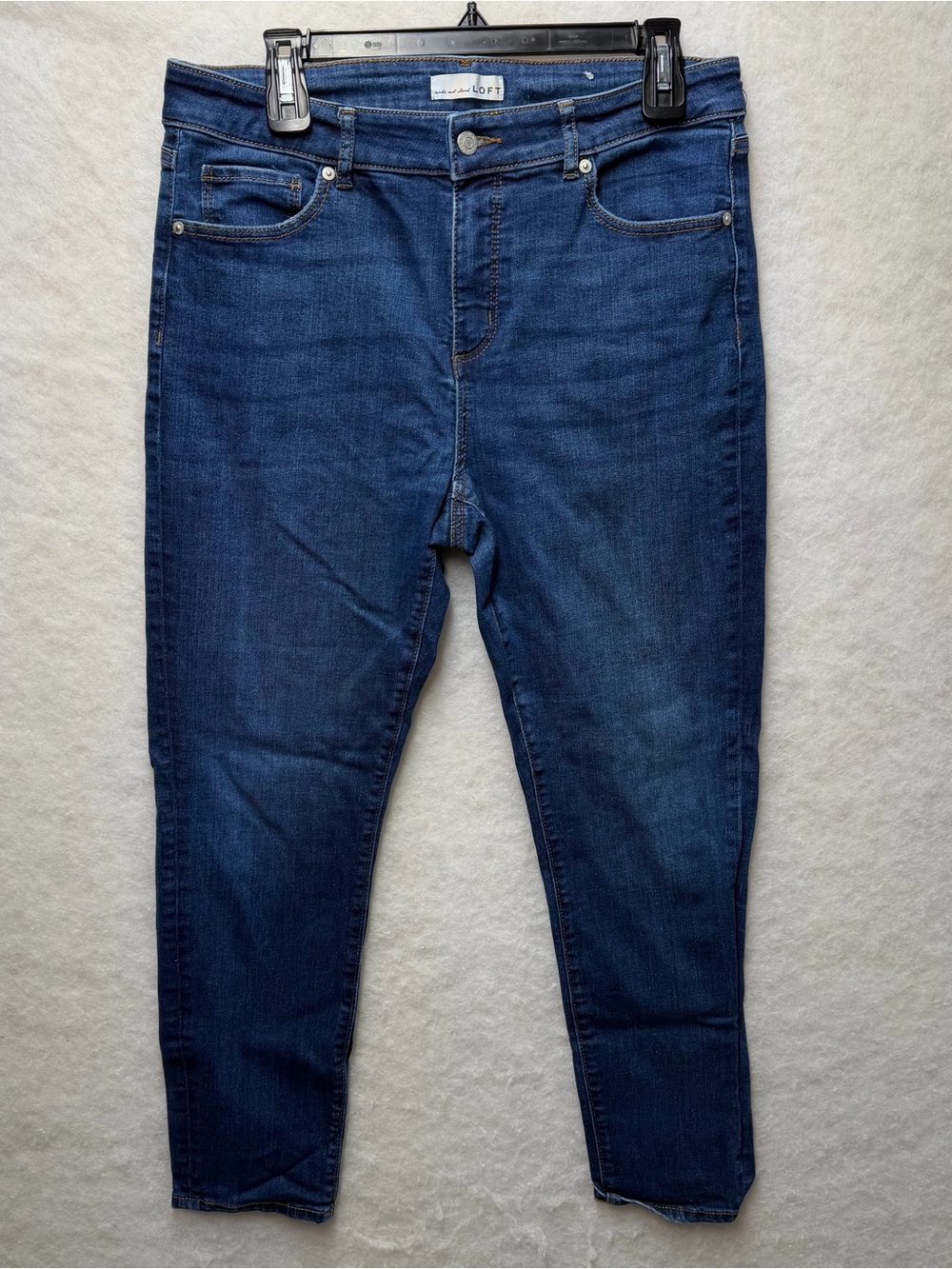 LOFT The Skinny High Rise Jeans Size 10/30 Blue Denim Made & Loved